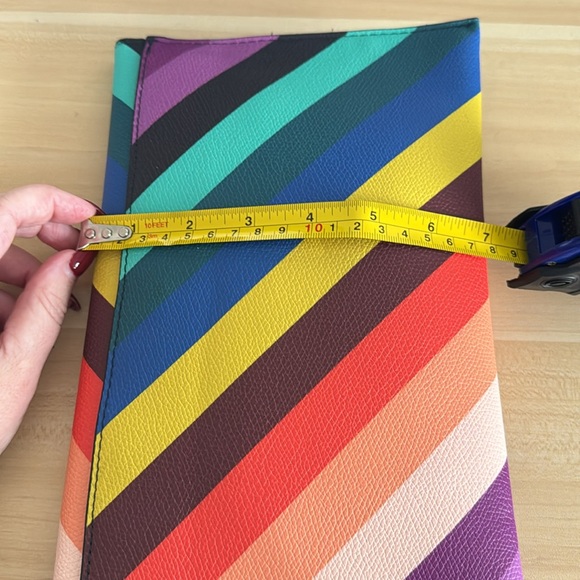 Rainbow Striped Clutch/Cross Body Bag - Picture 10 of 10